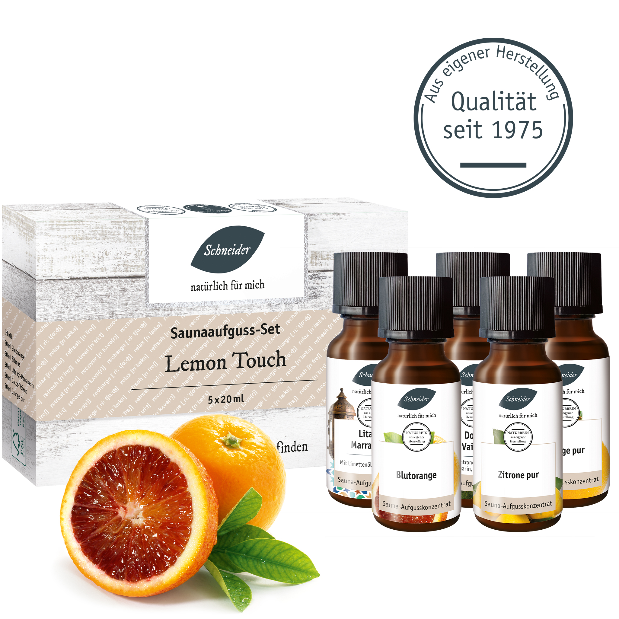 Saunaaufguss-Set - Lemon Touch