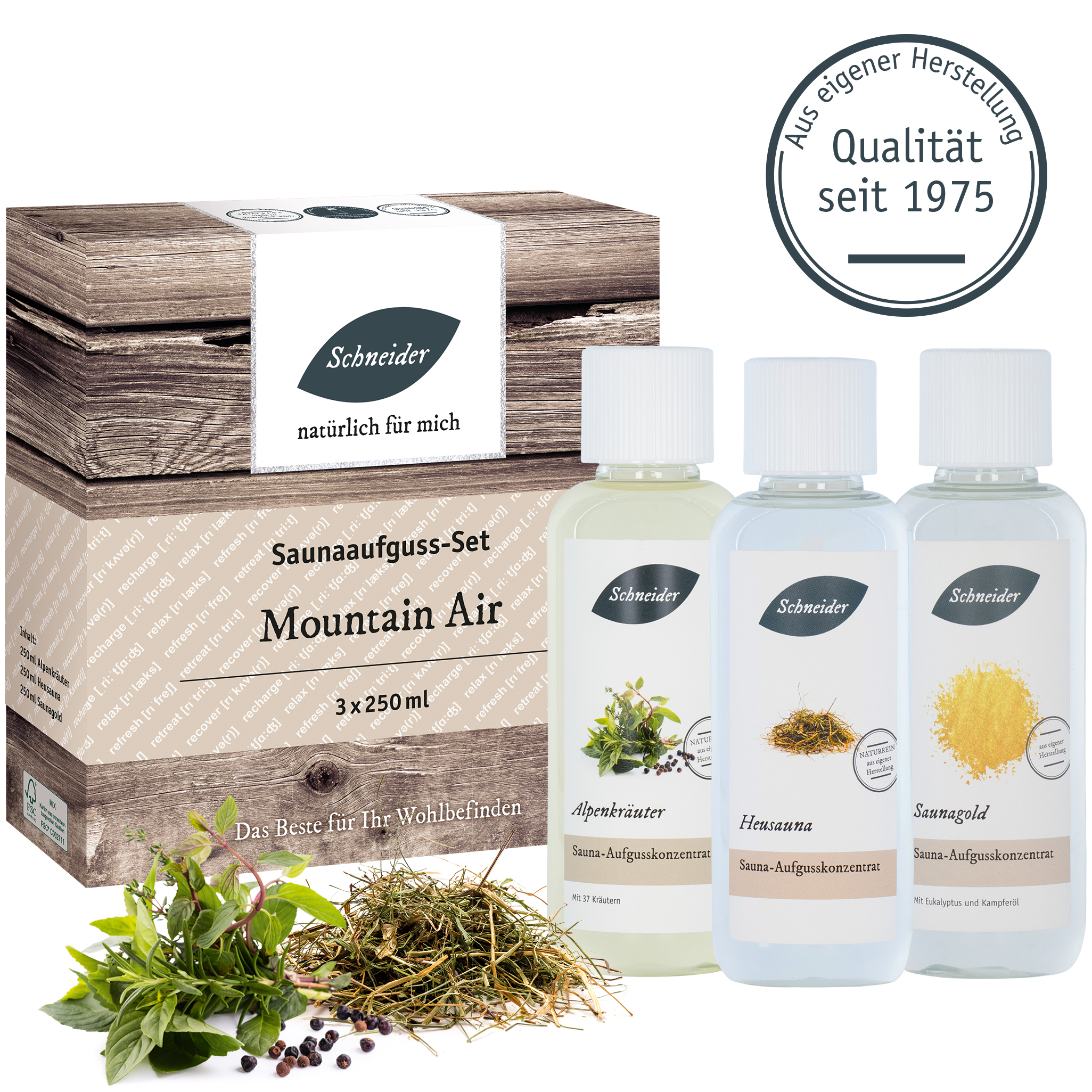 Saunaaufguss-Set - Mountain Air