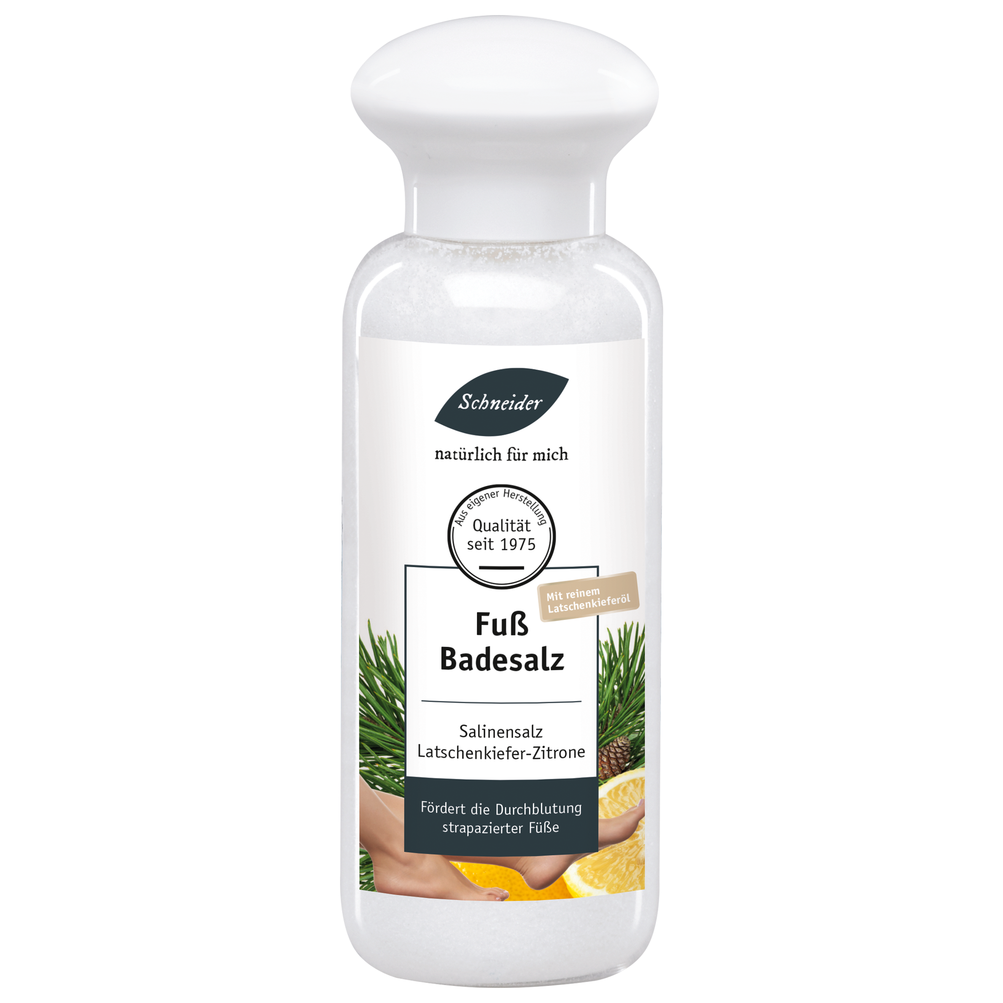 Wohltuendes Fußbadesalz 300g Flasche