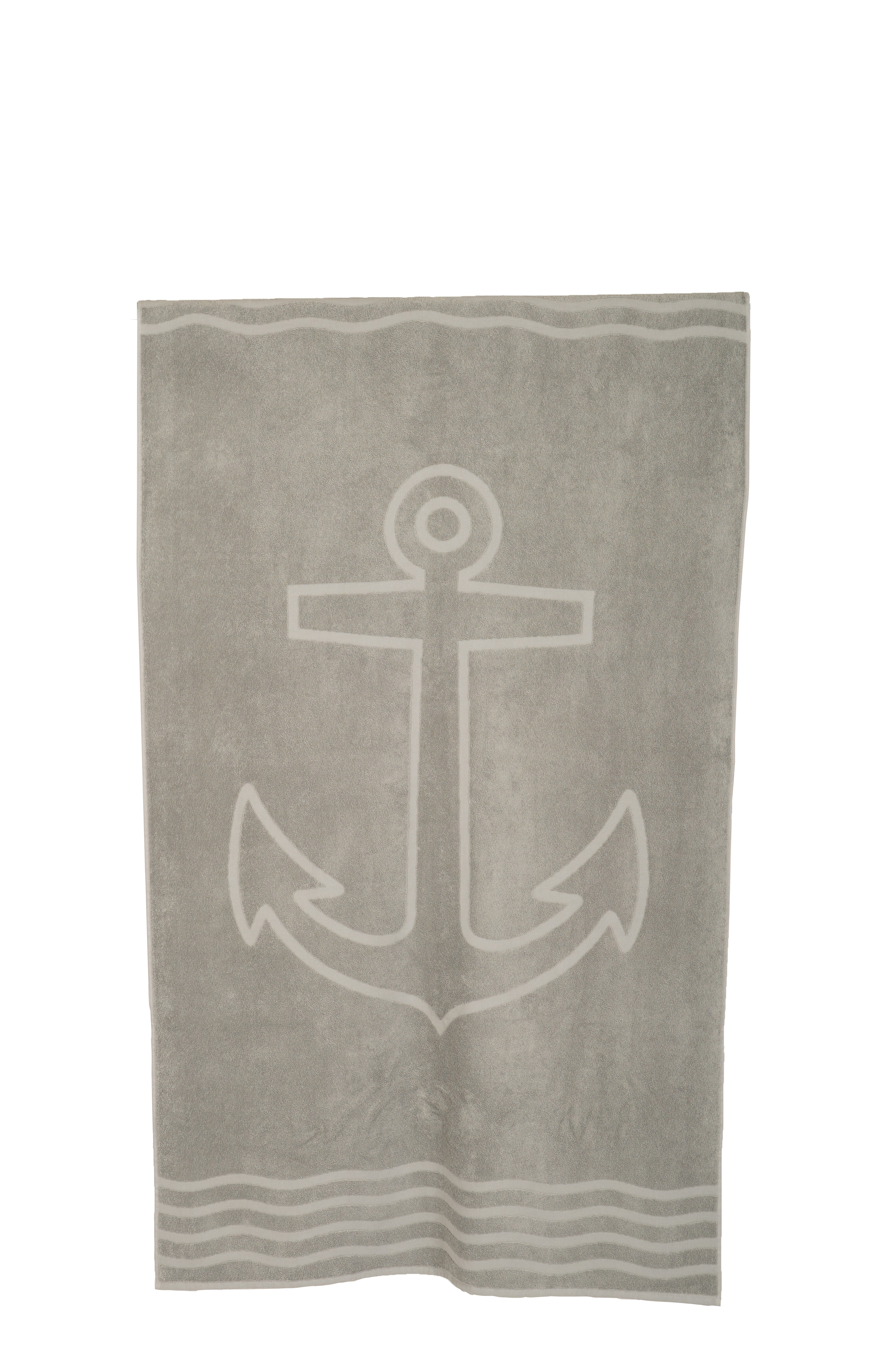 Liegetuch light grey, 100 x 180cm, 100 % Baumwolle