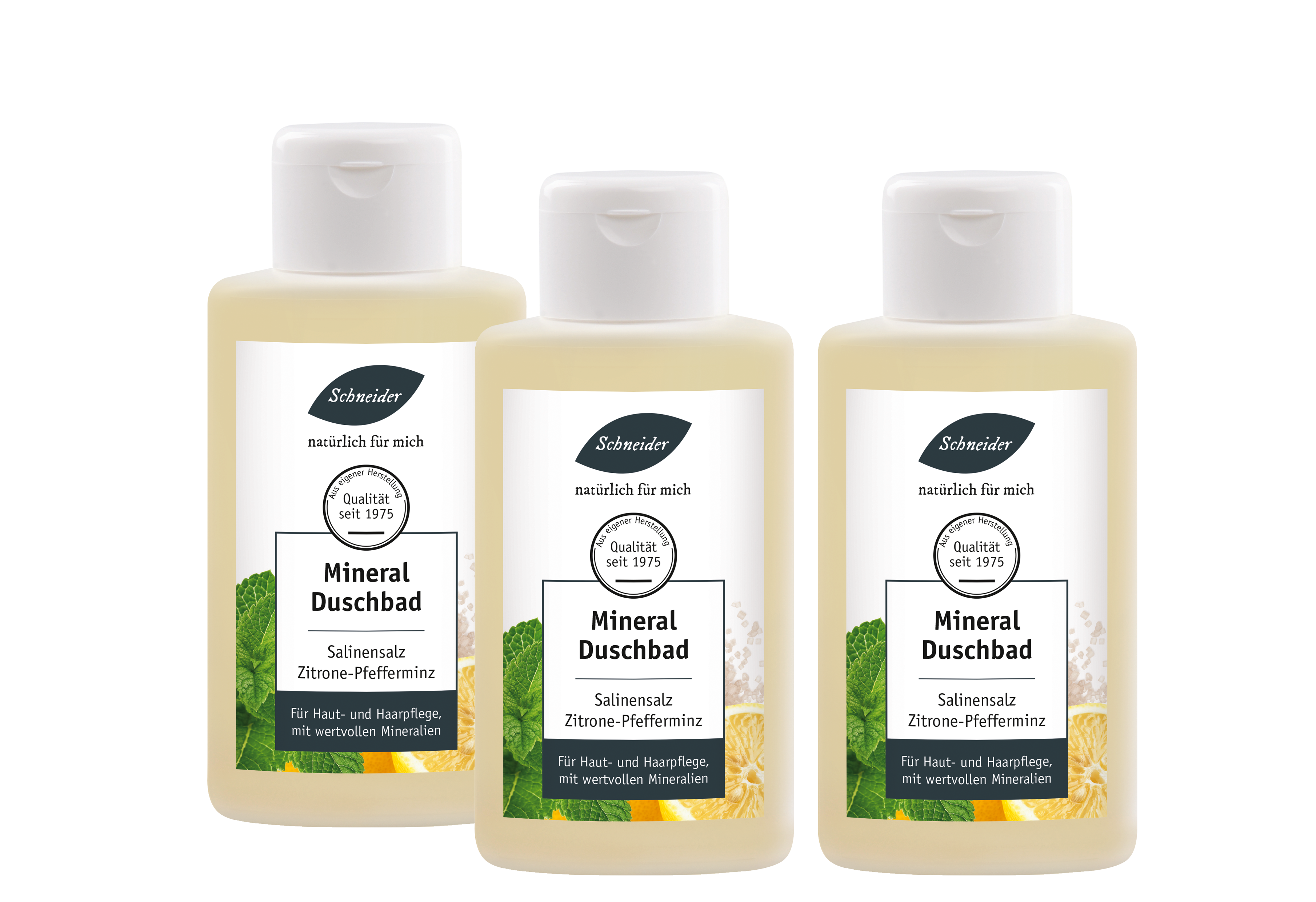 Sparpaket Mineral-Duschbad 3 x  250 ml
