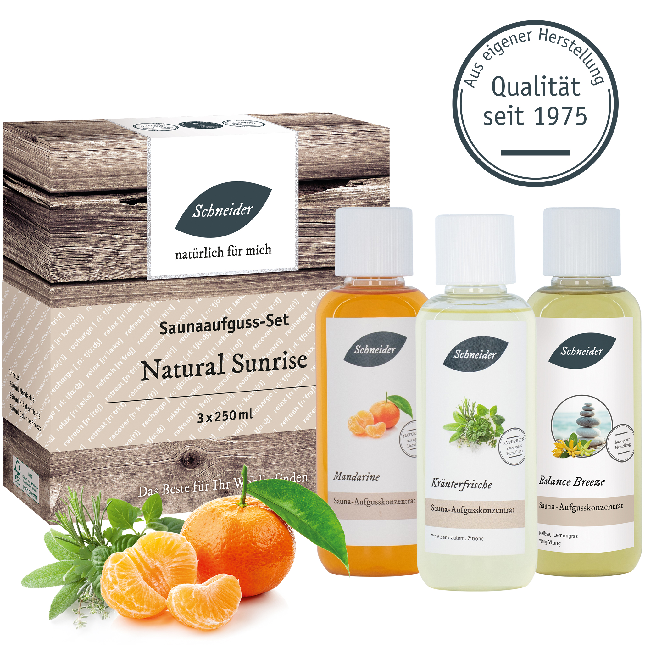 Saunaaufguss-Set - Natural Sunrise