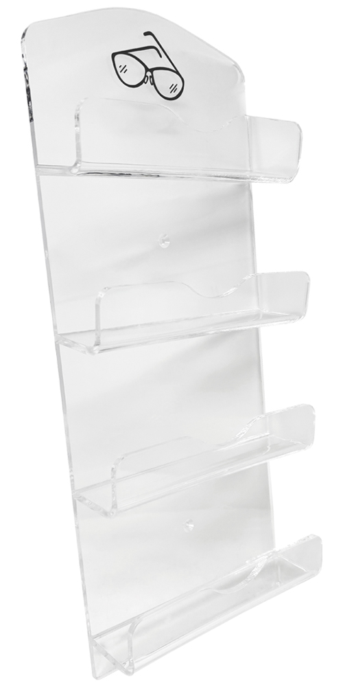 Brillenablage für 4 Brillen (Acrylglas)