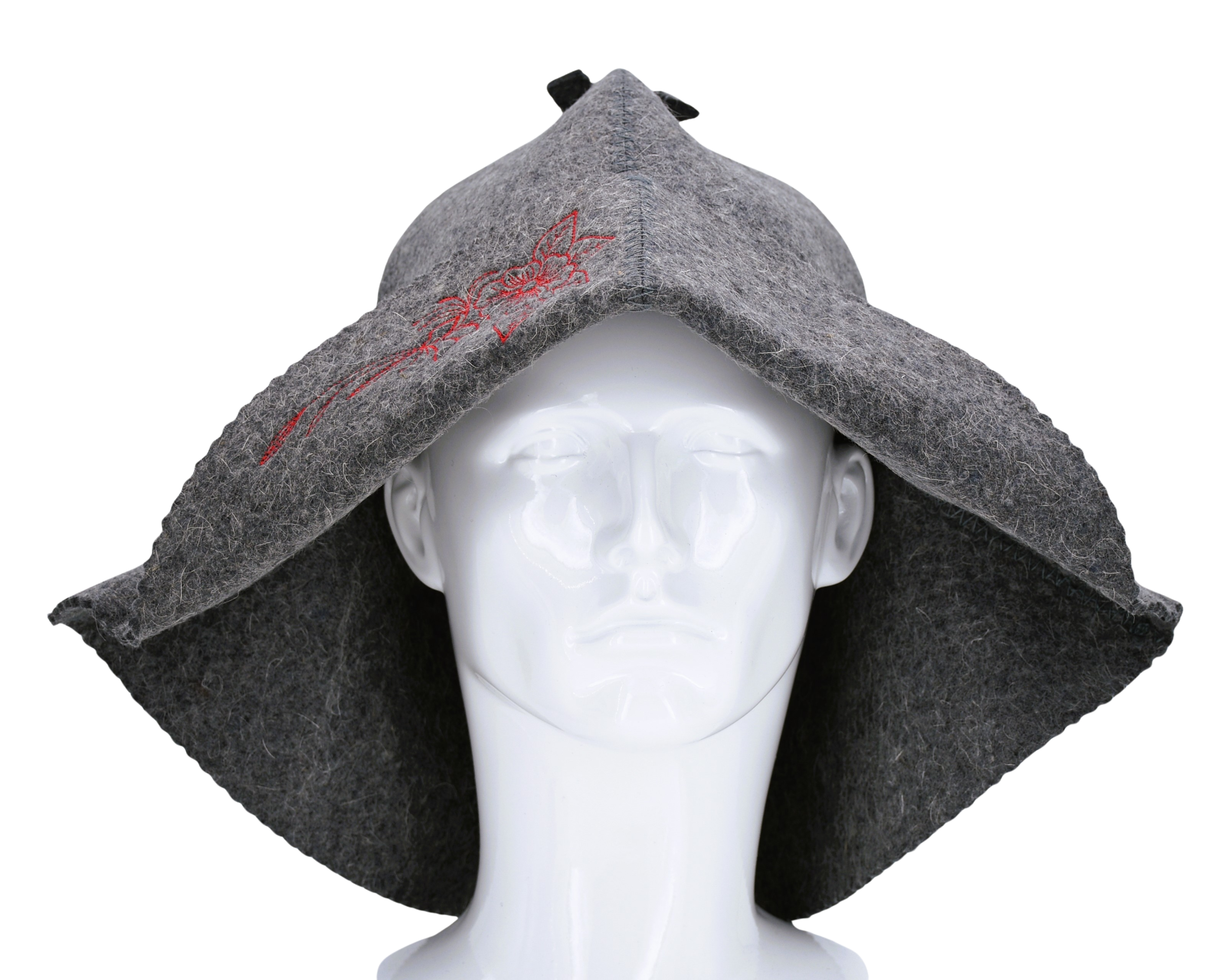 Saunahut Blume dunkel