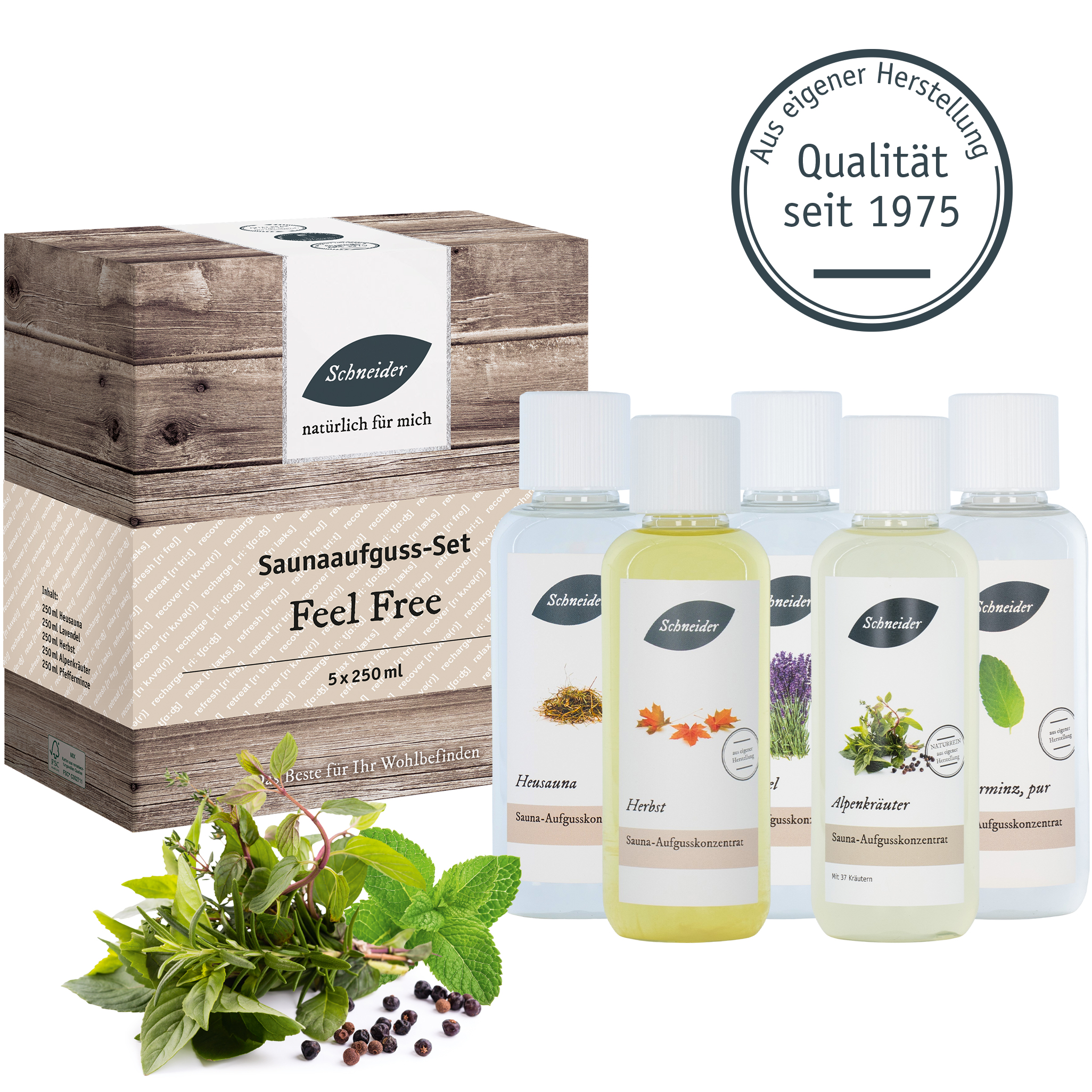 Saunaaufguss-Set - Feel Free