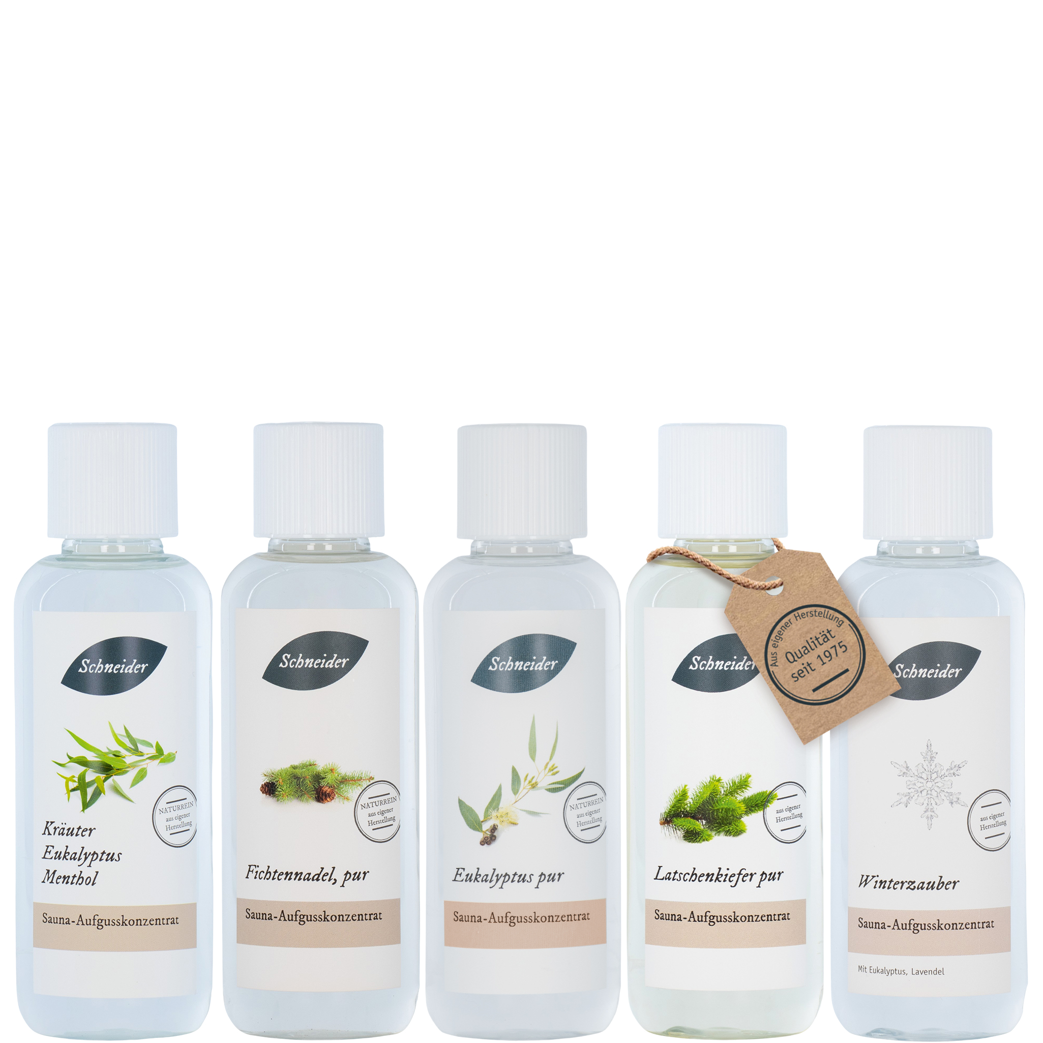 Saunaaufguss-Set Atemfrei Set 5 x 250 ml