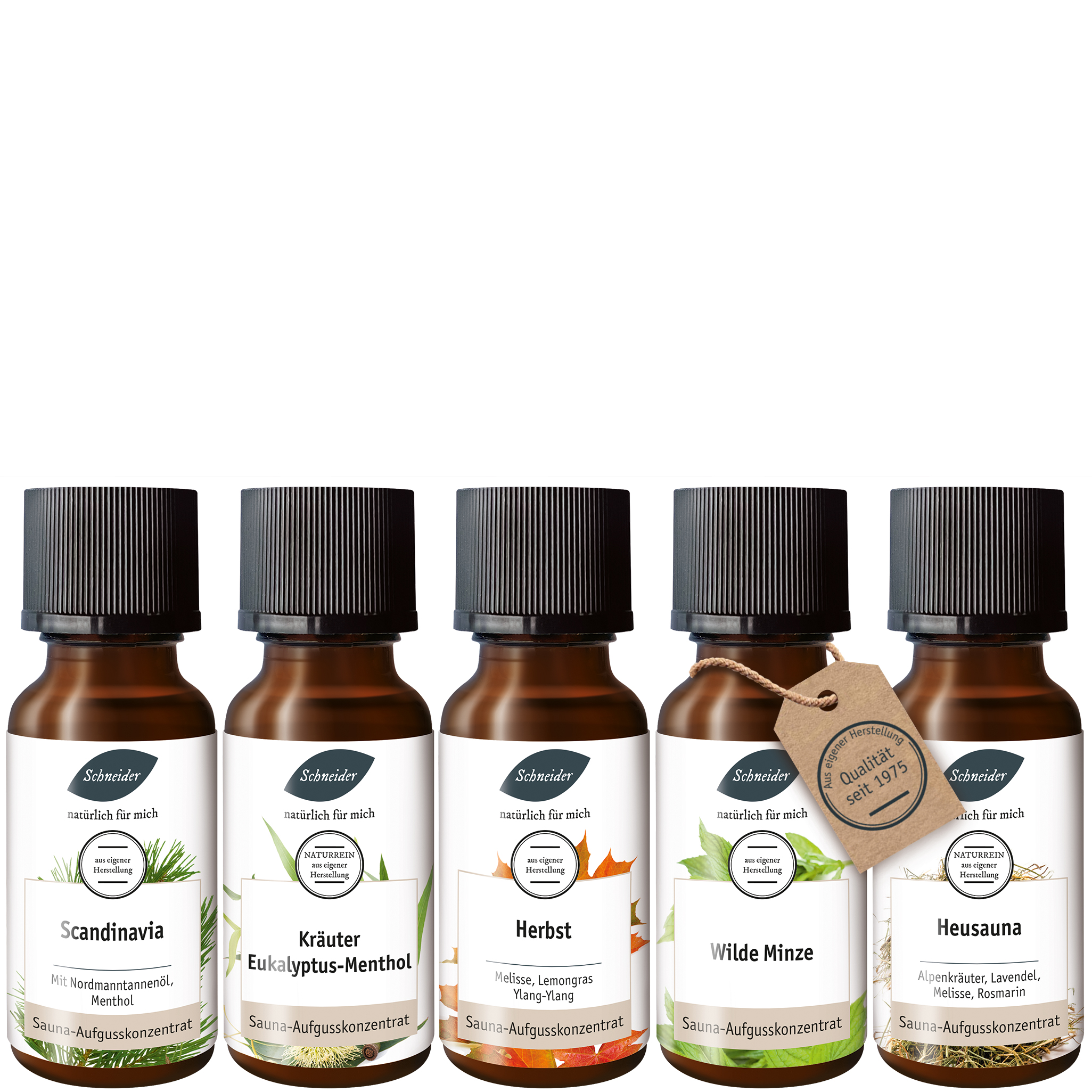 Saunaaufguss-Set Herbst 5 x 20 ml