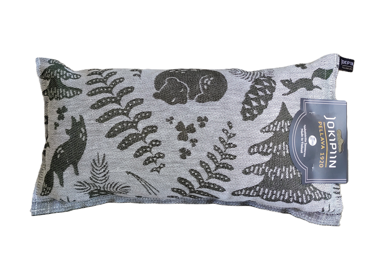 Jokipiin-Saunakissen „Siimes“ aus Leinen-Baumwoll-Mix (Made in Finnland)